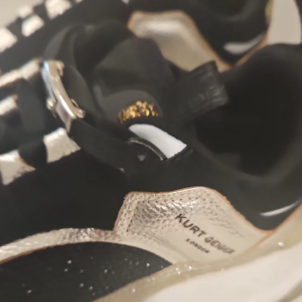 Kurt Geiger Black and Gold Sneakers - Picture 3 of 8